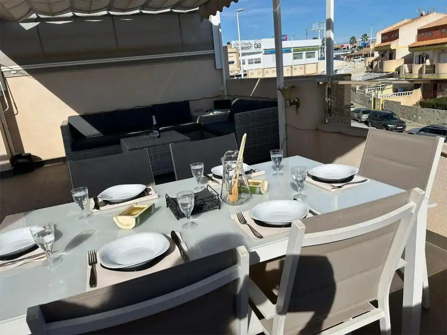 Terrasse von Wohnung zum Verkauf in Orihuela mit Klimaanlage, Schwimmbad und Balkon