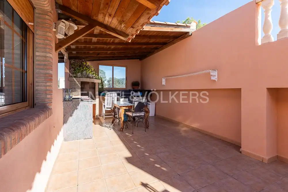 Terraza de Casa o chalet en venta en Náquera con Aire acondicionado, Calefacción y Jardín privado