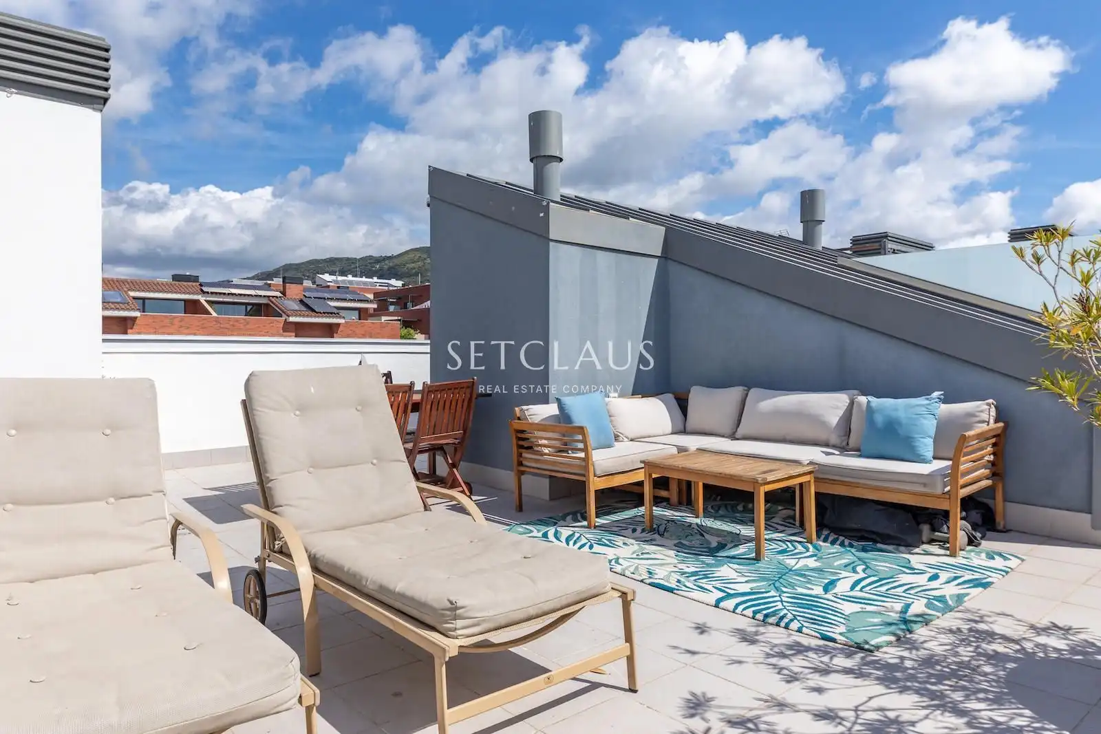 Terrasse von Dachboden zum Verkauf in El Masnou mit Klimaanlage, Heizung und Terrasse