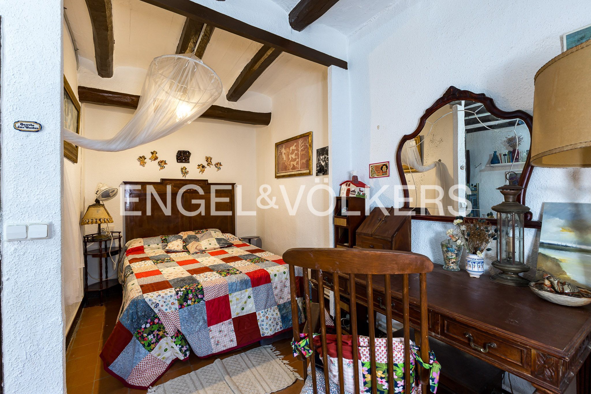 Schlafzimmer von Haus oder Chalet zum Verkauf in Creixell mit Heizung, Privatgarten und Möbliert