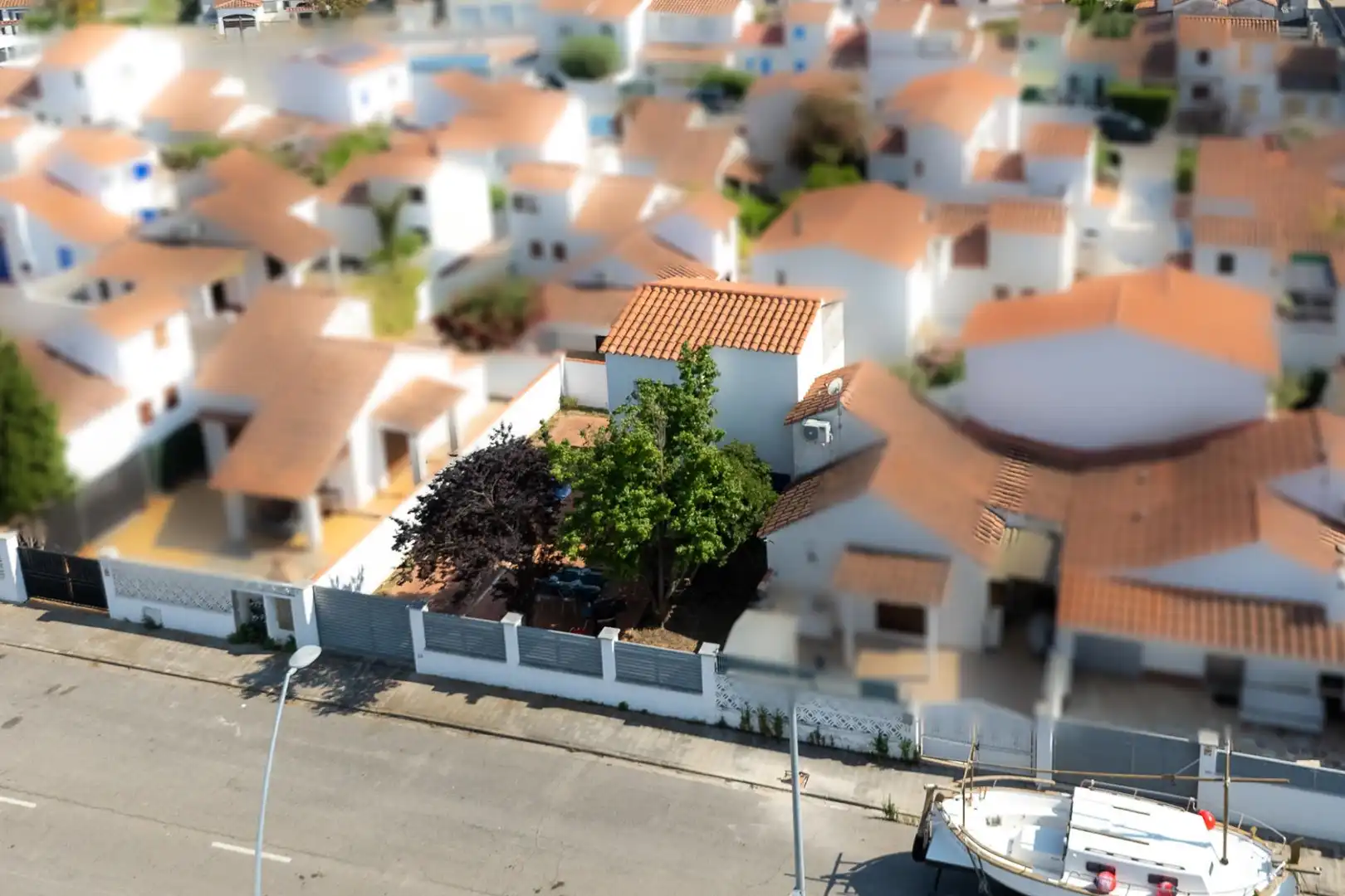 Vista exterior de Casa o xalet en venda en Roses amb Jardí privat, Terrassa i Forn