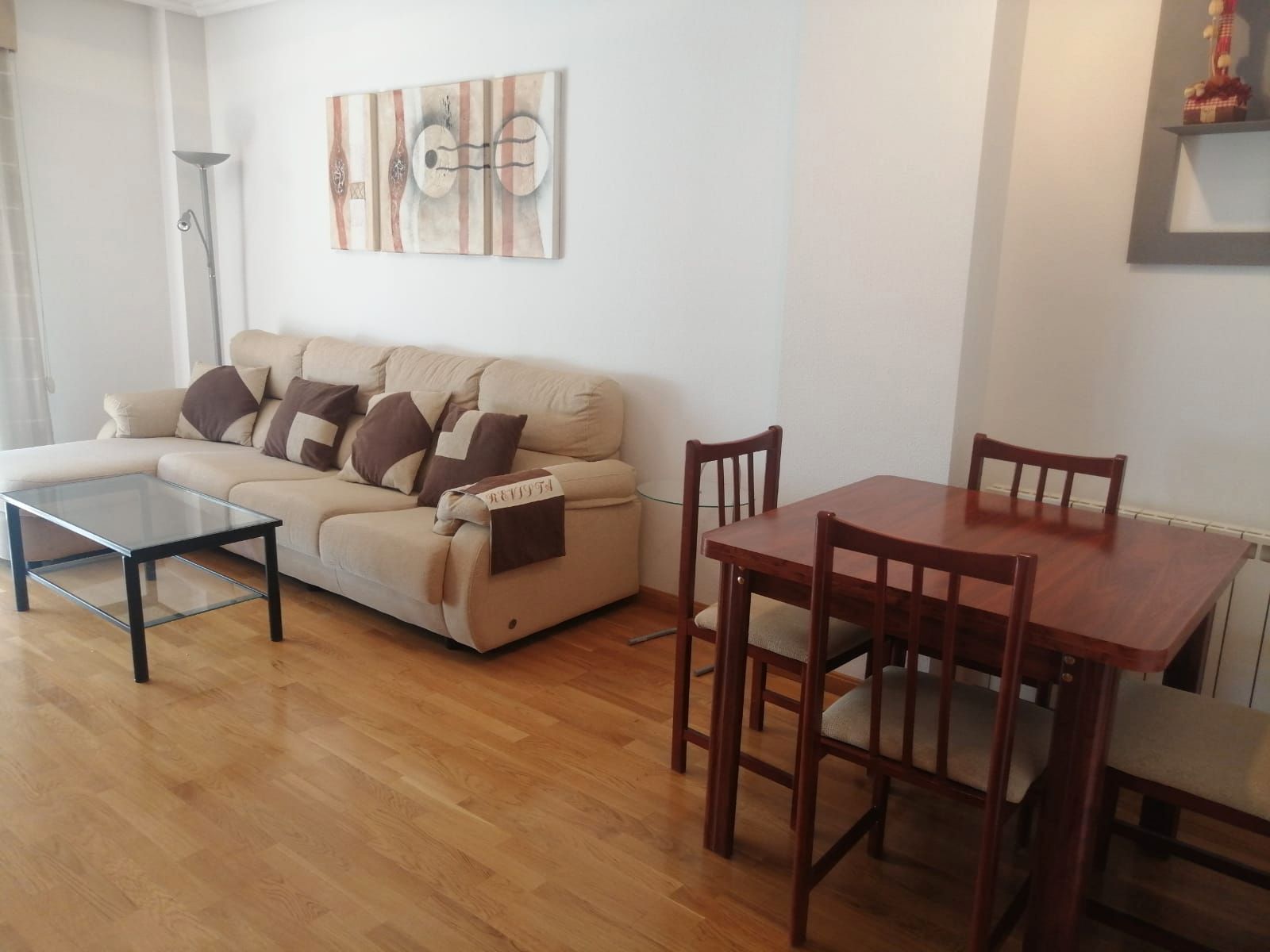 Sala d'estar de Pis en venda en  Zaragoza Capital amb Aire condicionat, Calefacció i Terrassa