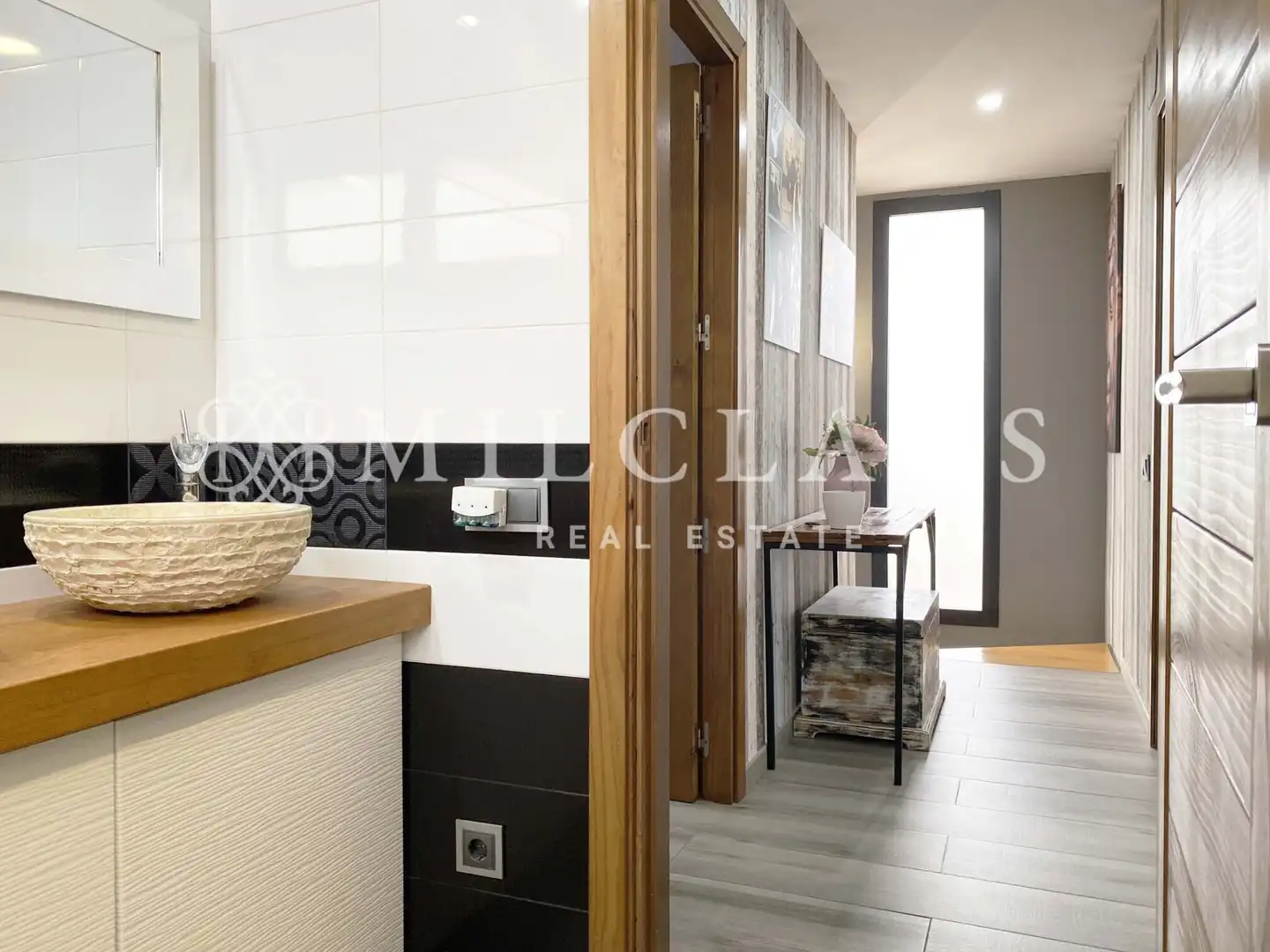 Badezimmer von Haus oder Chalet zum Verkauf in Lliçà d'Amunt mit Klimaanlage, Heizung und Privatgarten