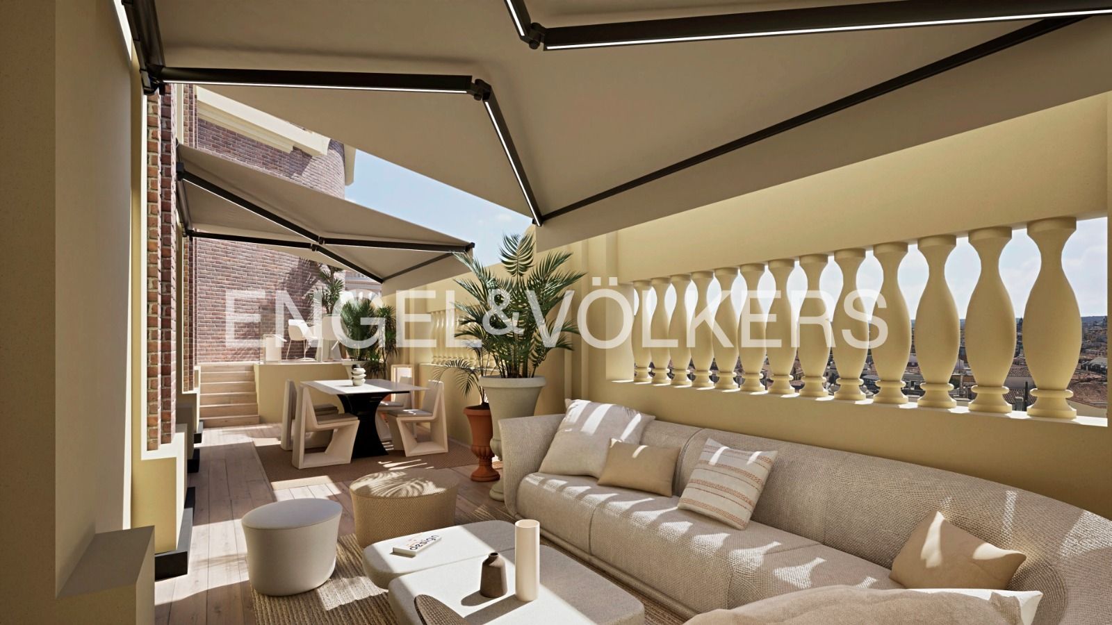 Terrassa de Apartament de lloguer en  Madrid Capital amb Aire condicionat, Calefacció i Terrassa