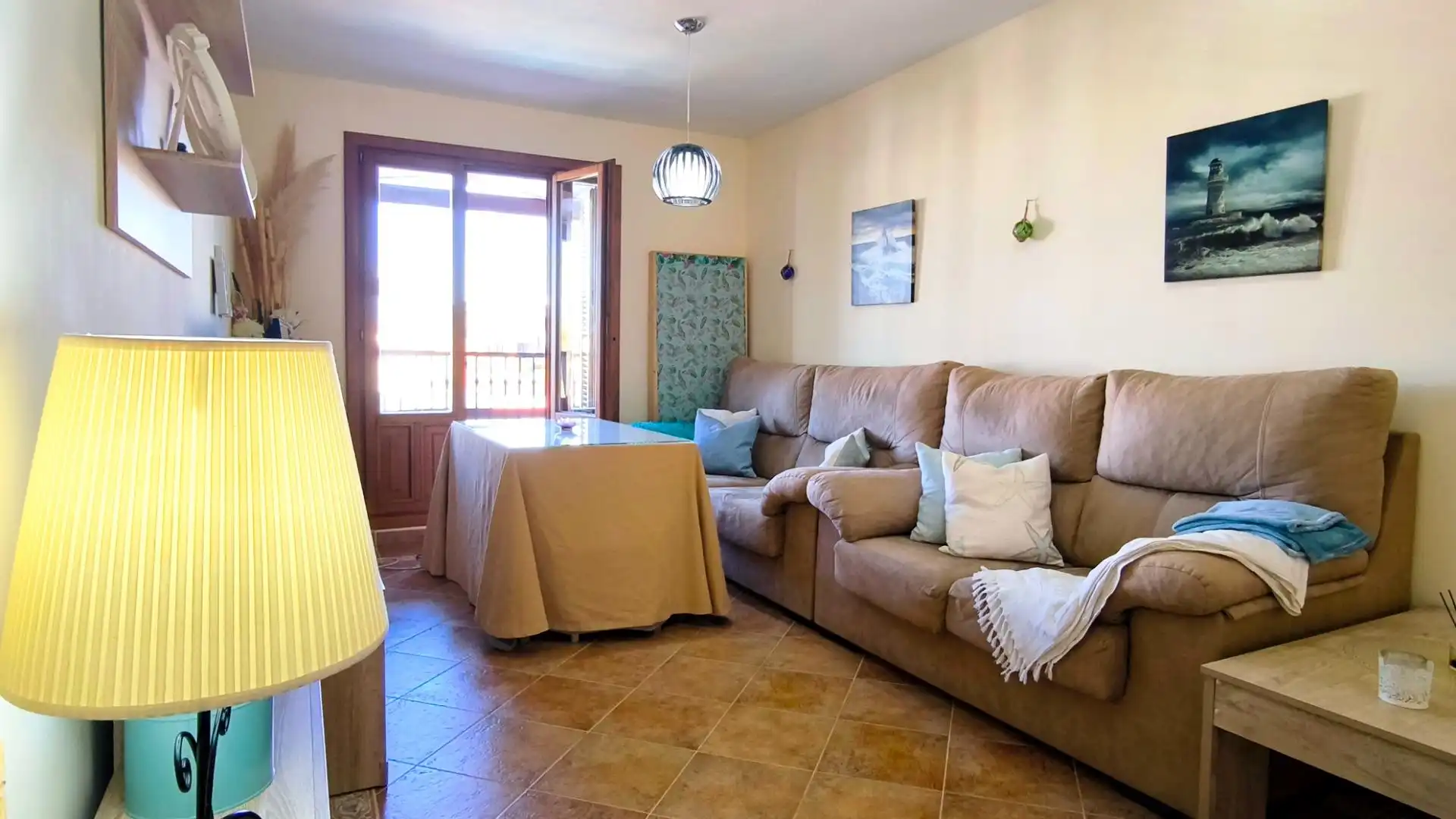 Wohnzimmer von Wohnungen zum Verkauf in Ayamonte mit Terrasse, Möbliert und Gemeinschaftspool