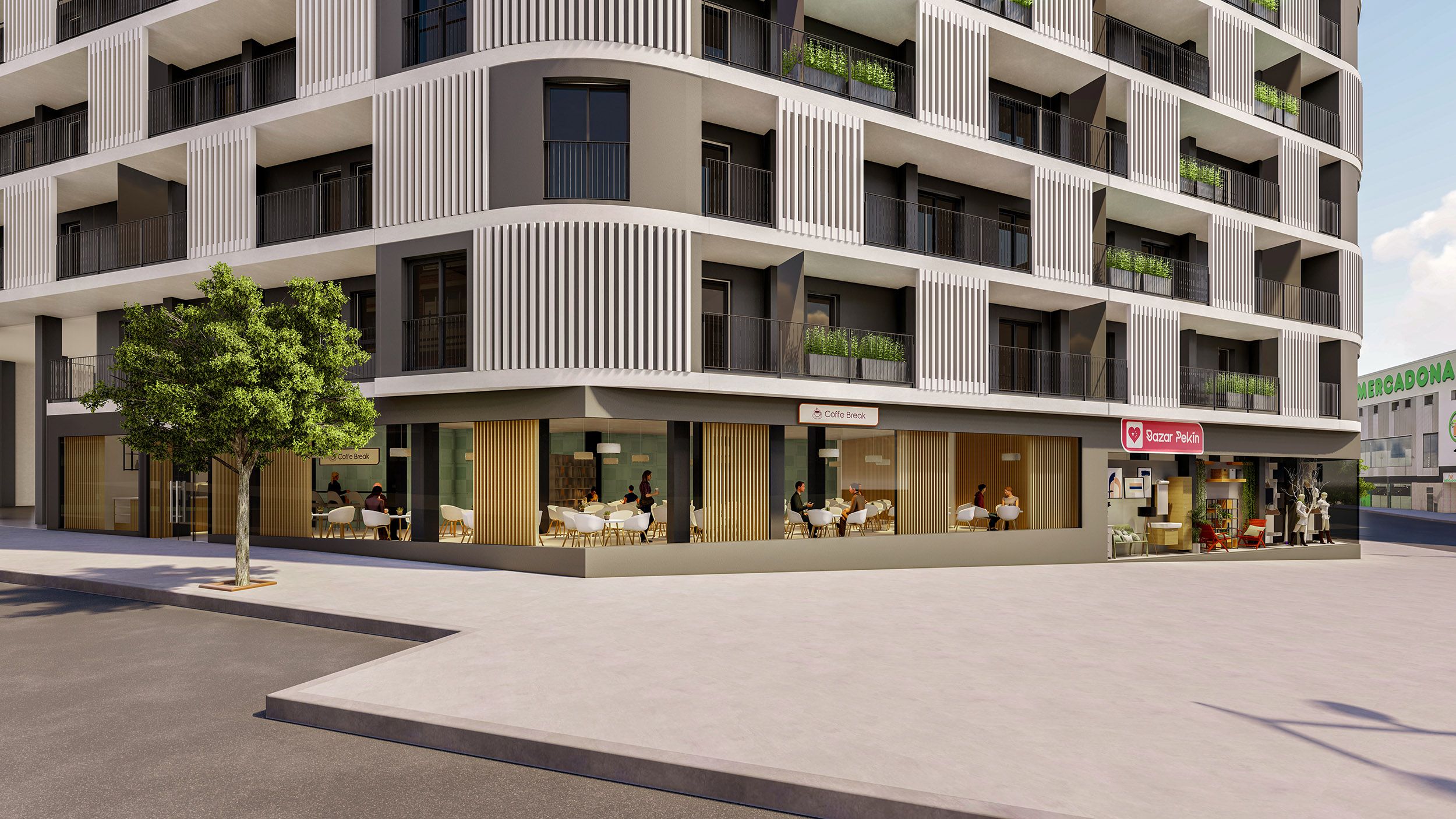 Exterior view of Premises for sale in Oviedo 