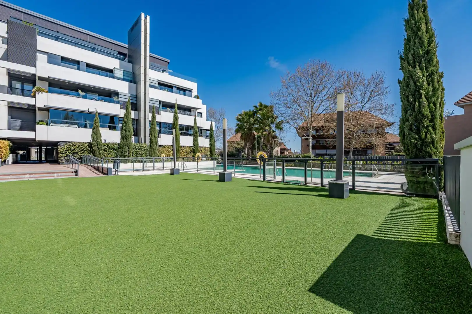 Terrasse von Wohnung zum Verkauf in Boadilla del Monte mit Klimaanlage, Heizung und Terrasse