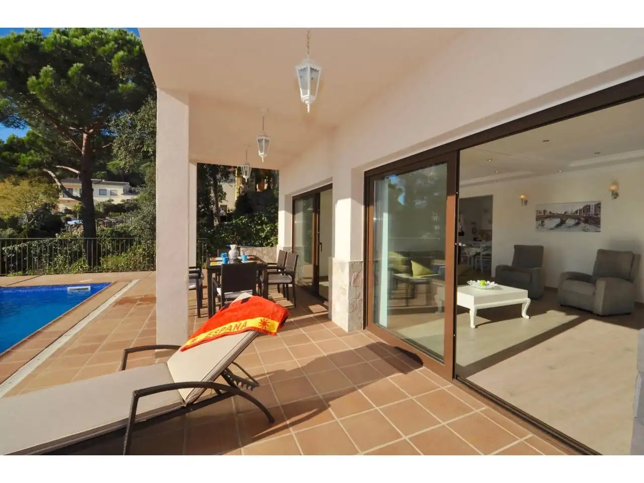 Terrassa de Casa o xalet en venda en Lloret de Mar amb Aire condicionat, Calefacció i Jardí privat