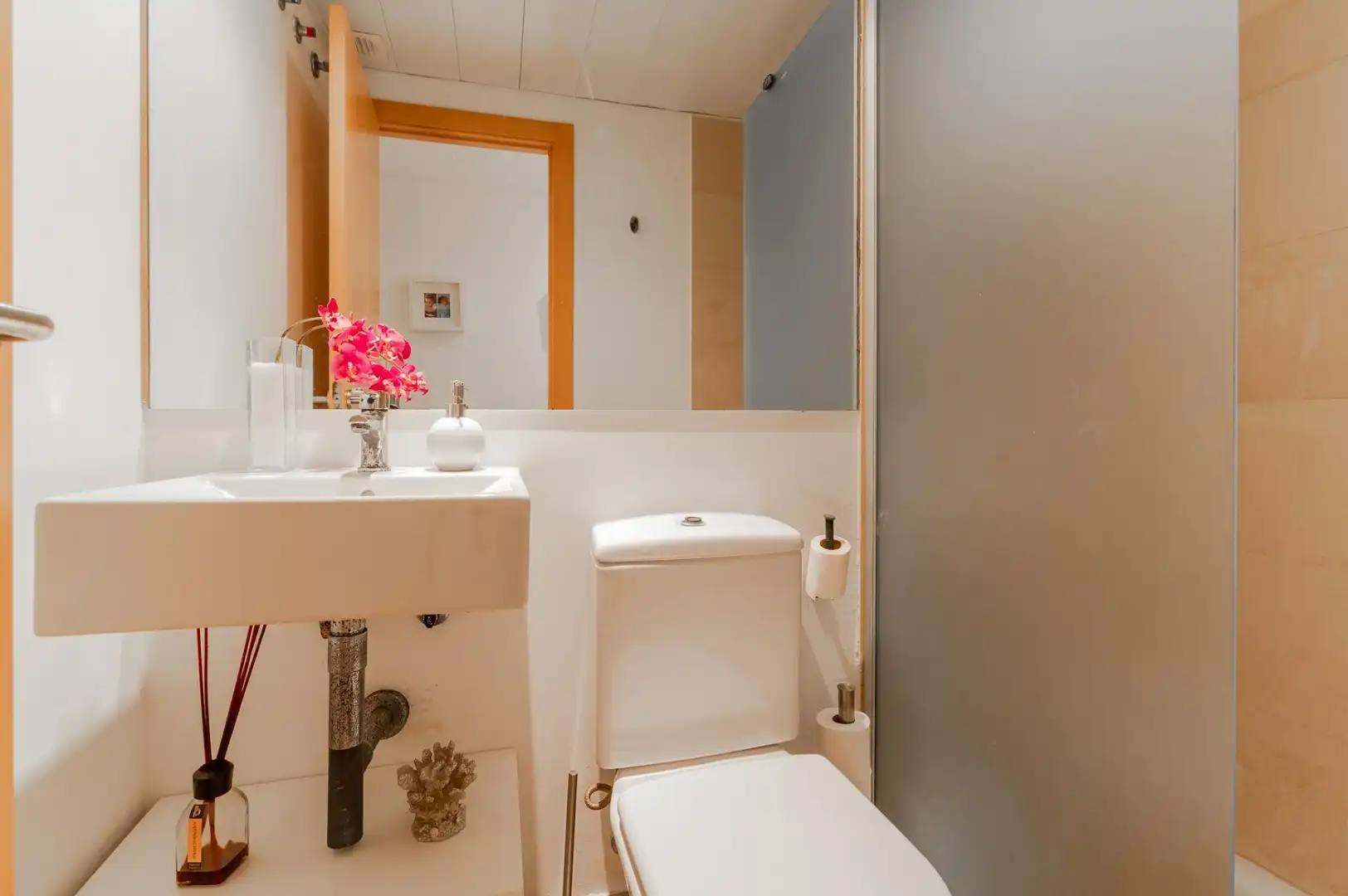 Bany de Apartament en venda en Oropesa del Mar / Orpesa amb Aire condicionat, Jardí privat i Terrassa