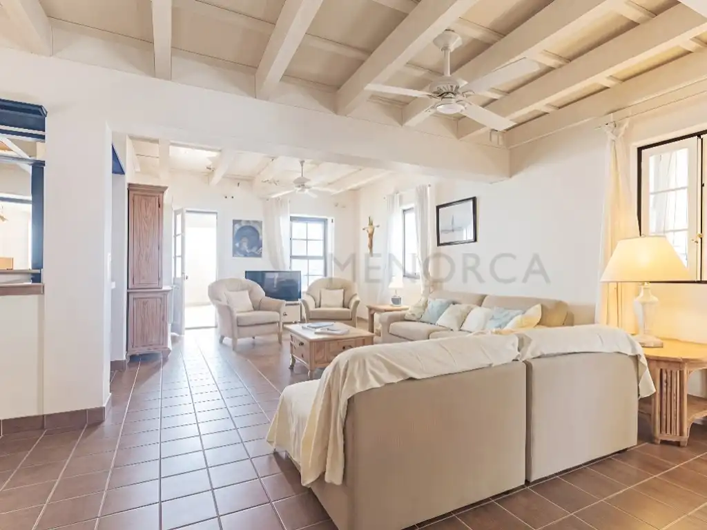 Sala d'estar de Casa o xalet en venda en Maó - Mahón amb Piscina comunitària