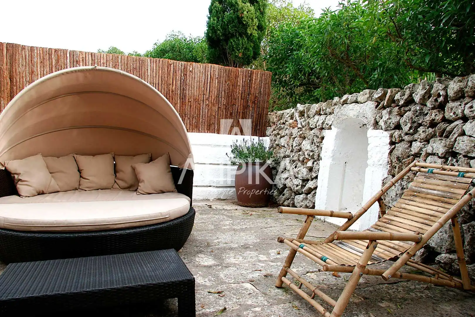 Terraza de Finca rústica en venta en Maó - Mahón con Aire acondicionado, Piscina y Horno