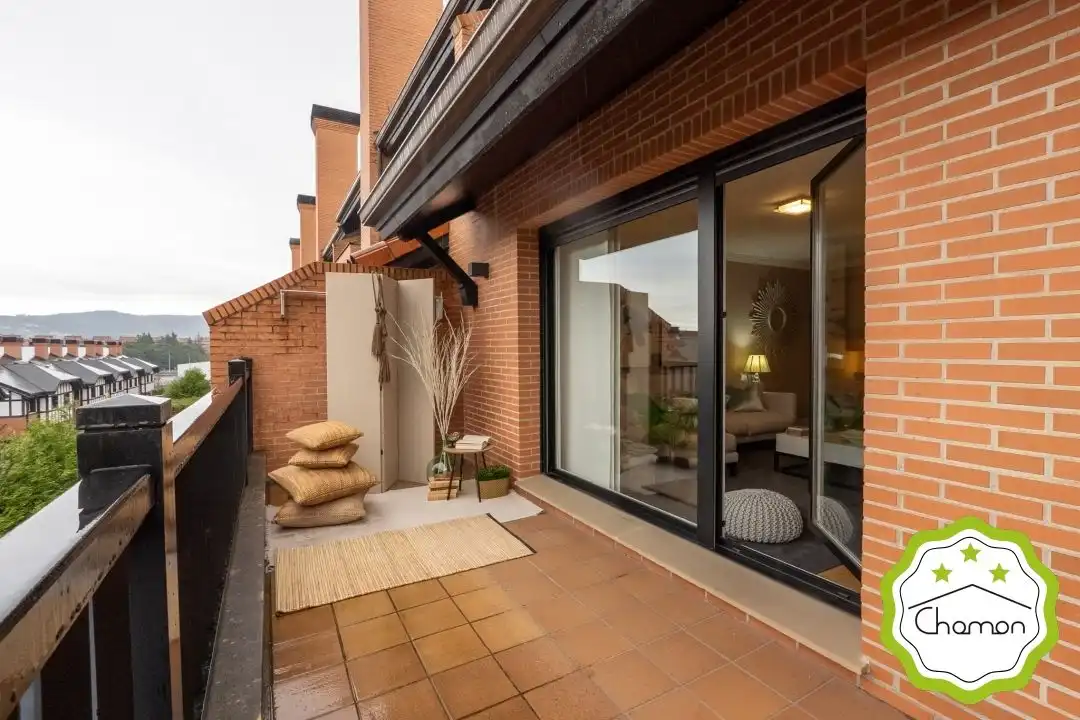 Terraza de Casa adosada en venta en Bilbao  con Calefacción, Jardín privado y Terraza