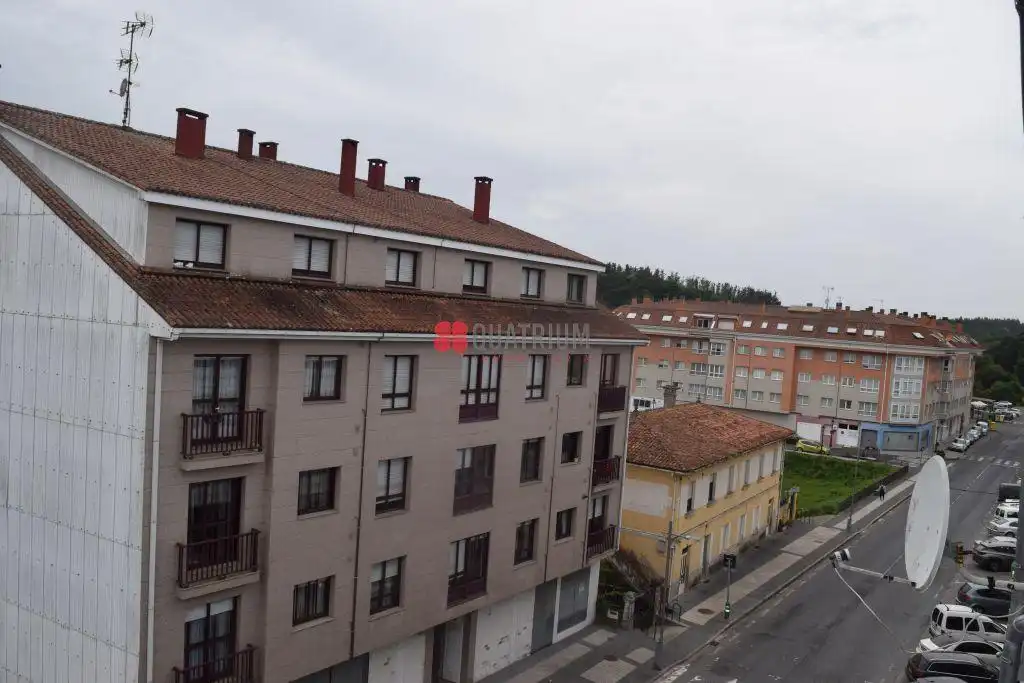 Vista exterior de Piso en venta en Oroso con Calefacción y Trastero