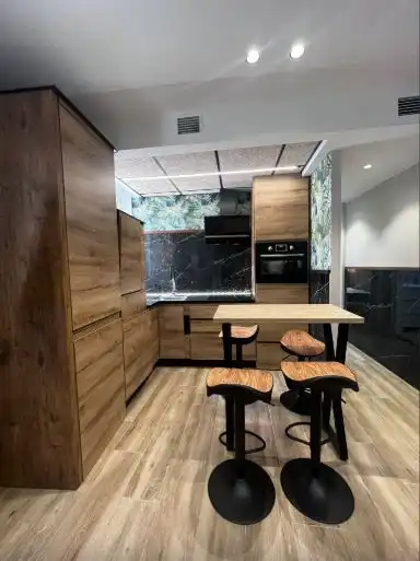 Kitchen of Flat for rent in Zaragoza  with Heating, Parquet flooring and Furnished