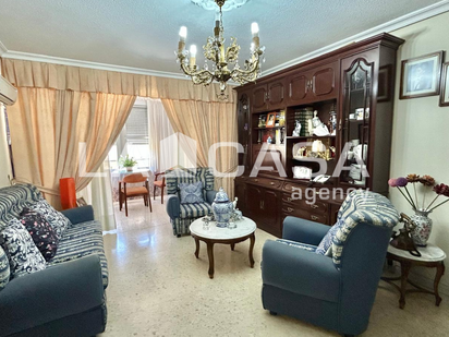 Living room of Flat for sale in  Sevilla Capital