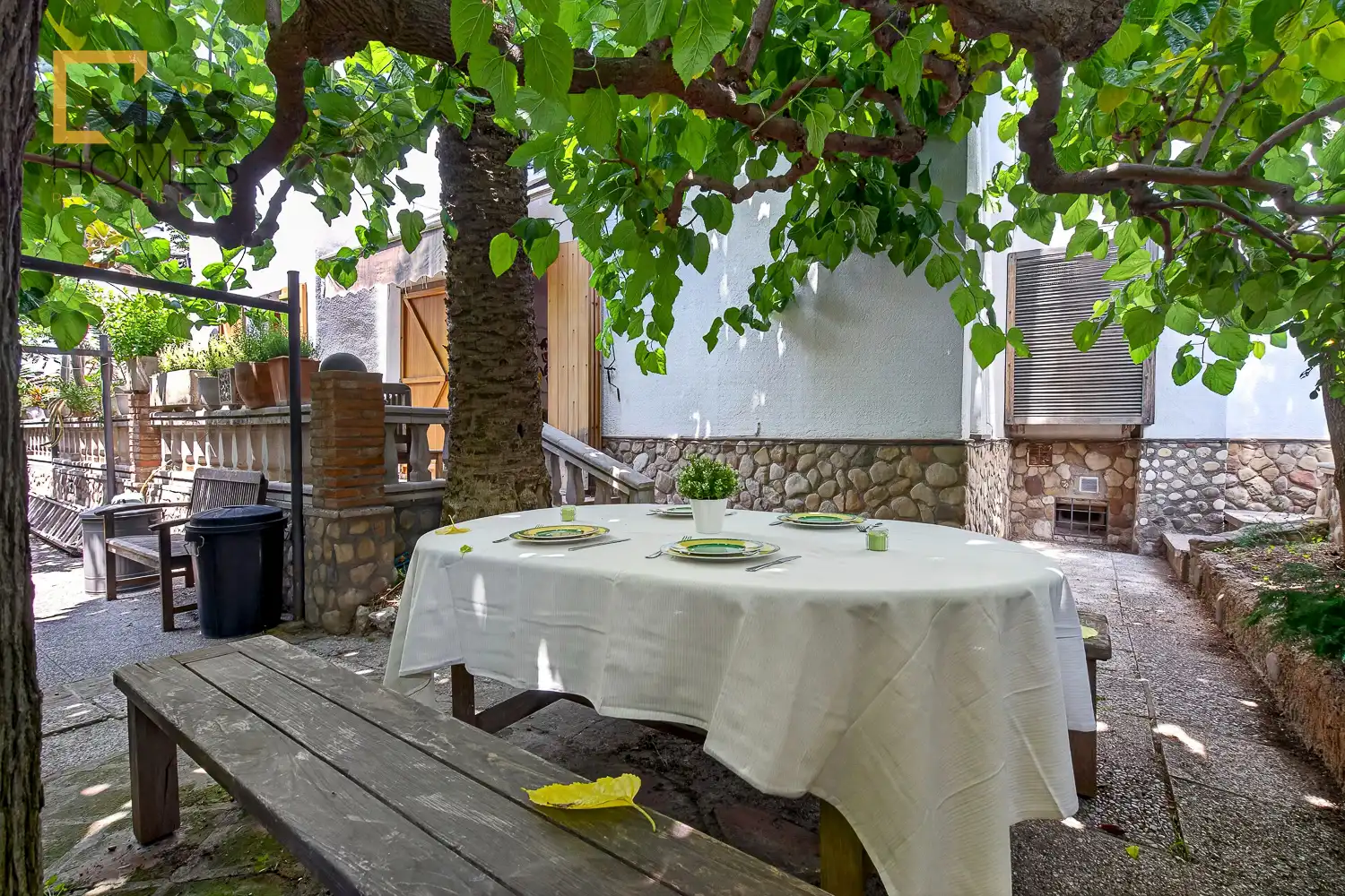 Terraza de Casa o chalet en venta en Parets del Vallès con Aire acondicionado, Calefacción y Jardín privado