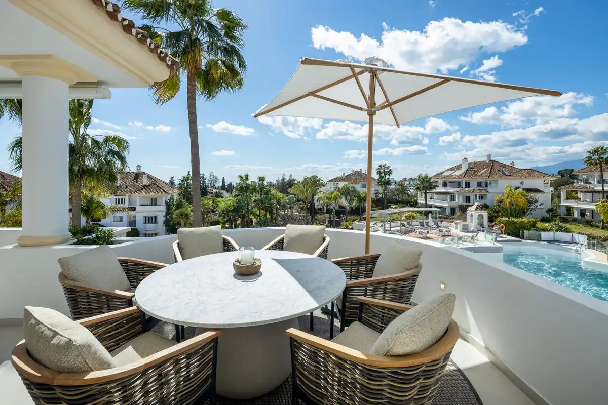 Ático con piscina en venta en Milla de Oro, imagen 21