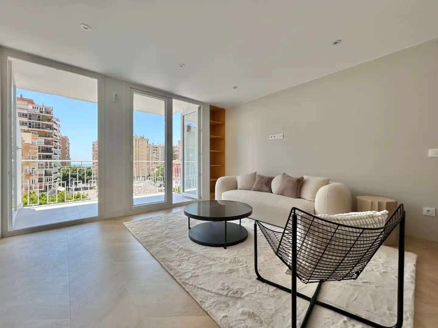 Sala d'estar de Apartament en venda en Málaga amb Aire condicionat, Calefacció i Terrassa