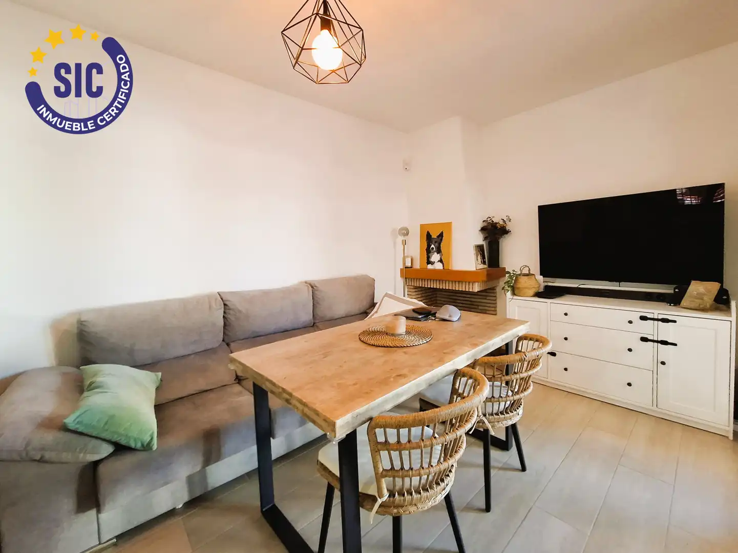 Sala d'estar de Casa adosada en venda en Oropesa del Mar / Orpesa amb Aire condicionat, Calefacció i Terrassa