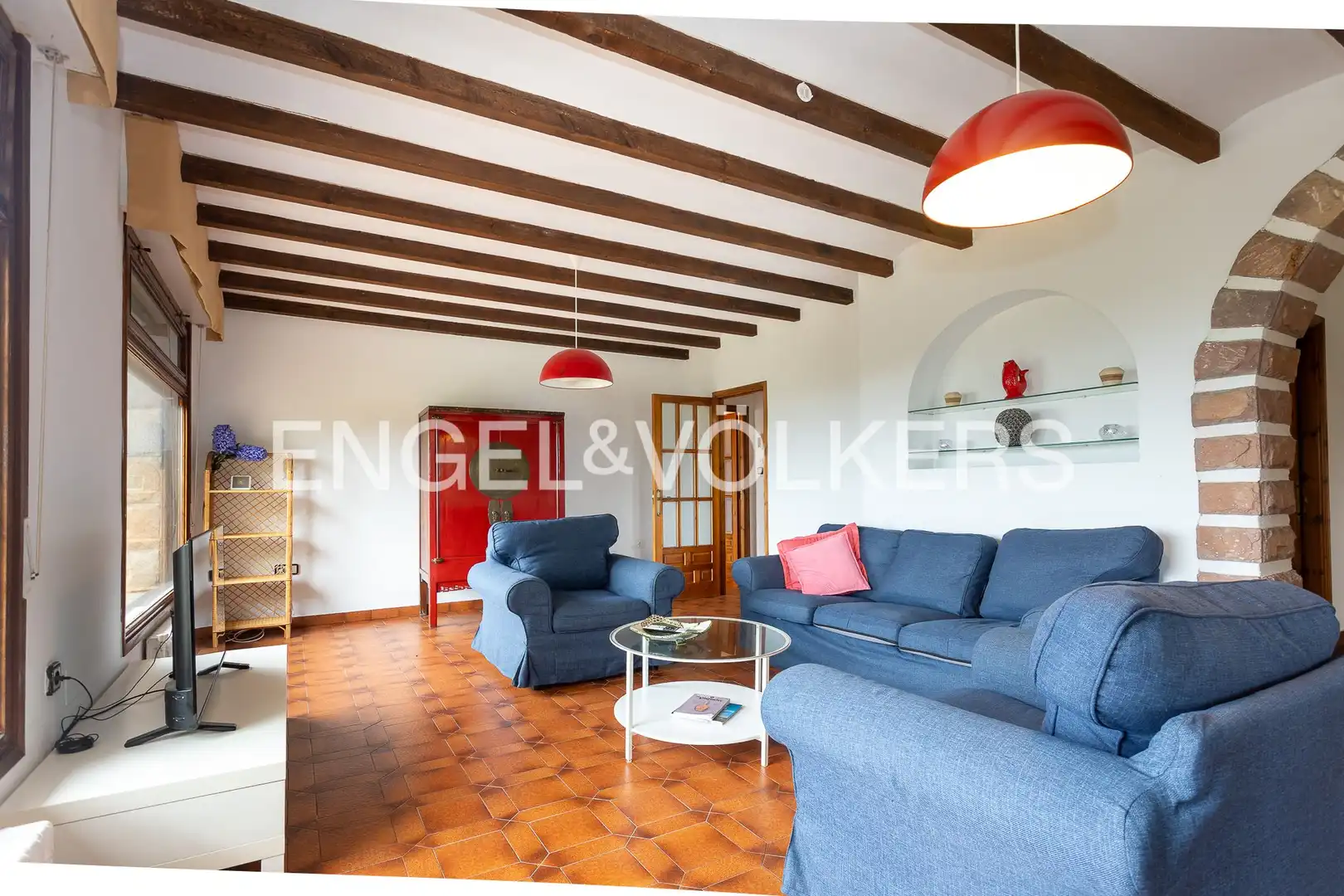Sala de estar de Casa o chalet de alquiler en Ribamontán al Mar con Calefacción, Jardín privado y Se aceptan mascotas