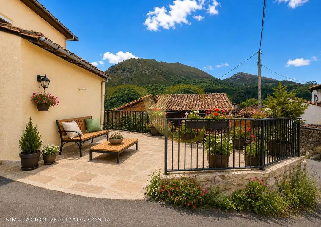 Terraza de Casa o chalet en venta en Llanes con Calefacción, Jardín privado y Terraza