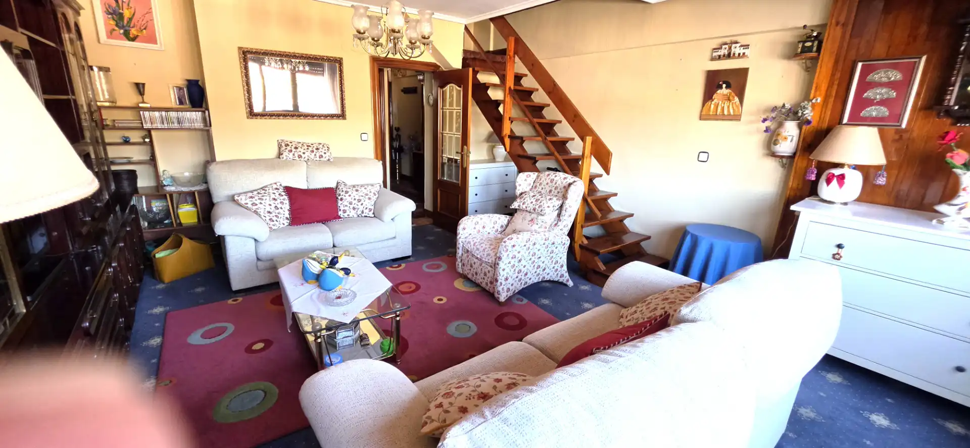 Sala de estar de Dúplex en venta en Bilbao  con Calefacción, Amueblado y Horno