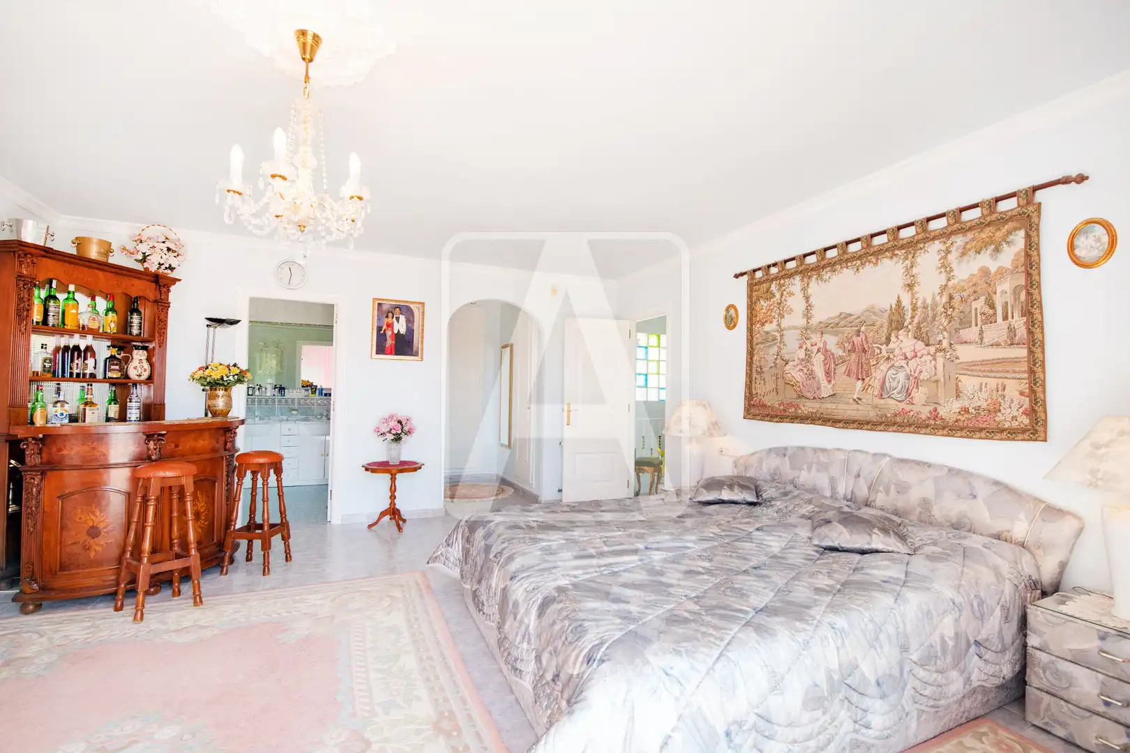Dormitori de Casa o xalet en venda en Calpe / Calp amb Aire condicionat, Calefacció i Jardí privat