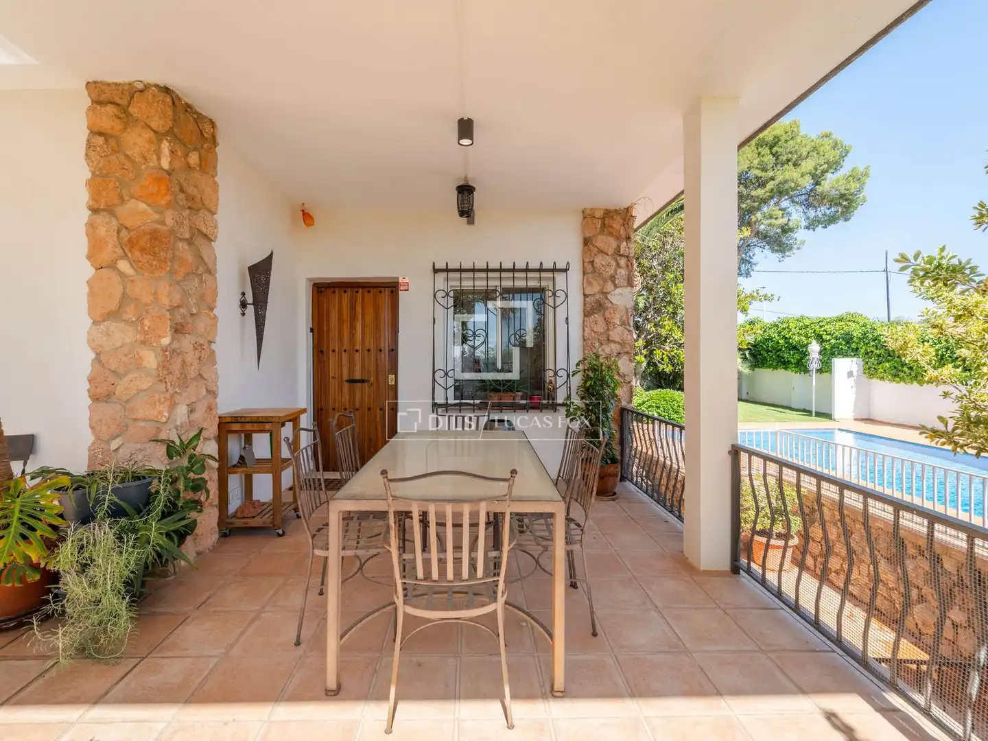 Terrassa de Casa o xalet en venda en Riba-roja de Túria amb Aire condicionat, Jardí privat i Terrassa