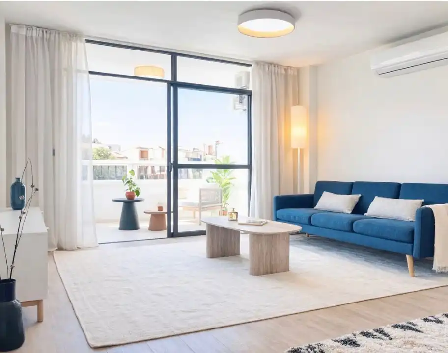Sala de estar de Piso en venta en Fuengirola con Aire acondicionado, Terraza y Amueblado