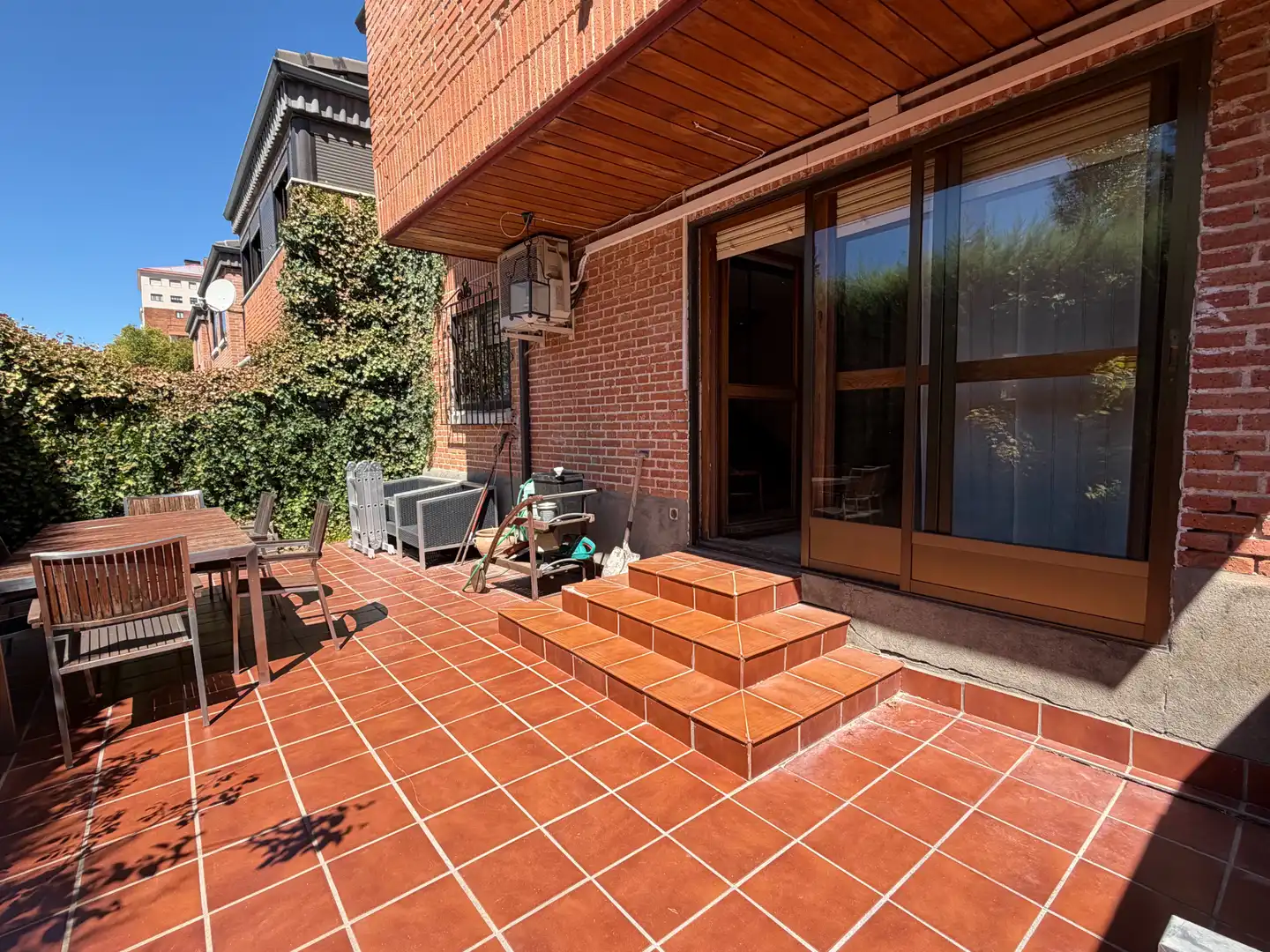 Terraza de Casa adosada en venta en Guadalajara con Calefacción