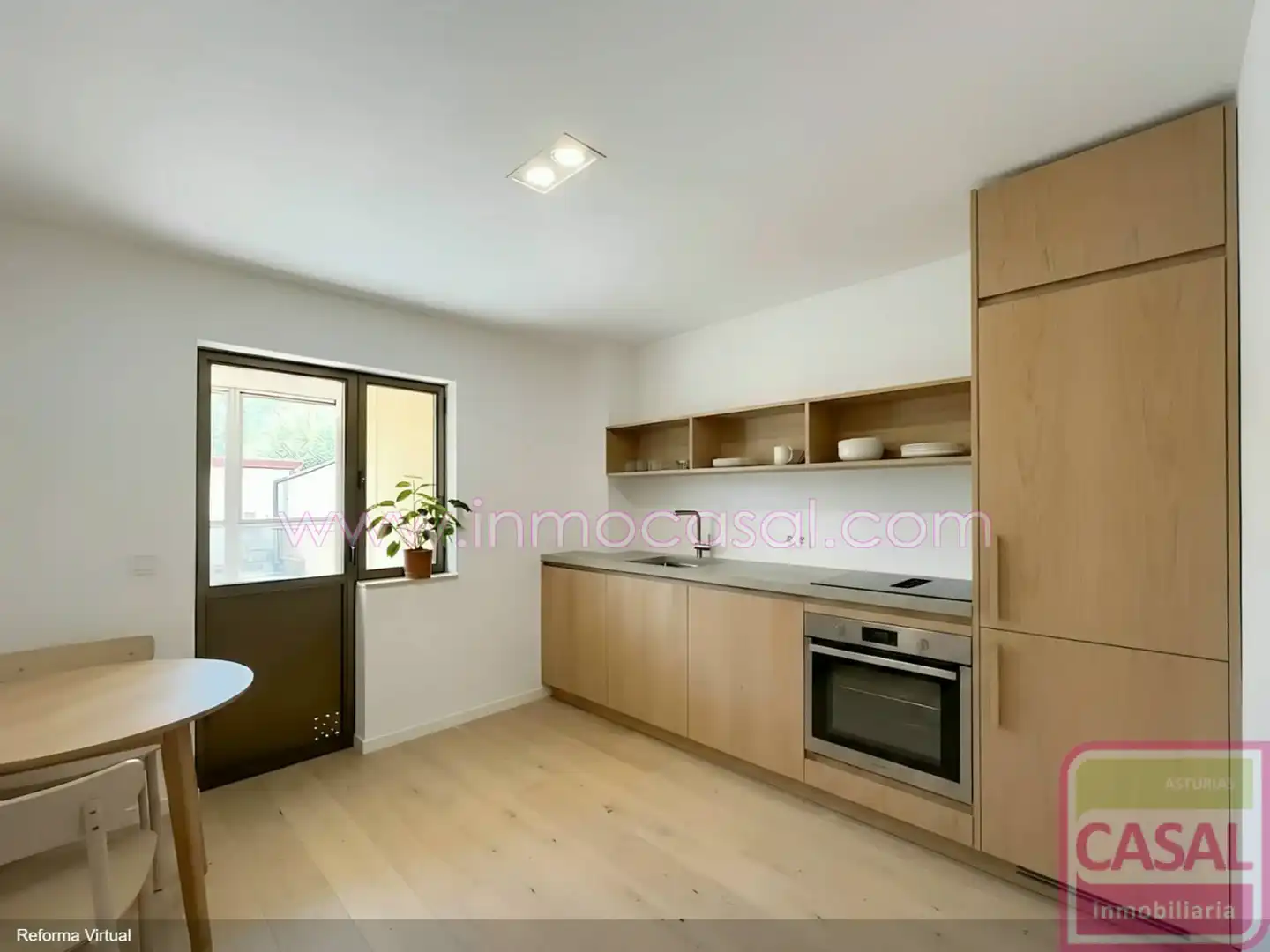 Cocina de Piso en venta en Lena con Calefacción, Terraza y Amueblado