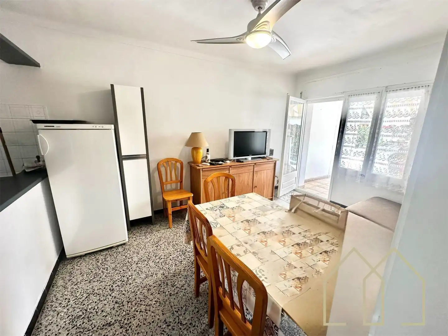 Comedor de Apartamento en venta en L'Escala con Jardín privado y Terraza