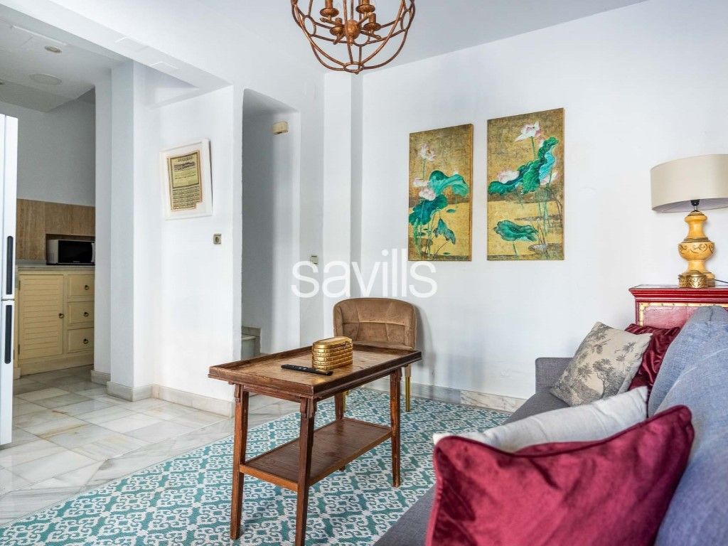 Living room of Single-family semi-detached for sale in  Sevilla Capital