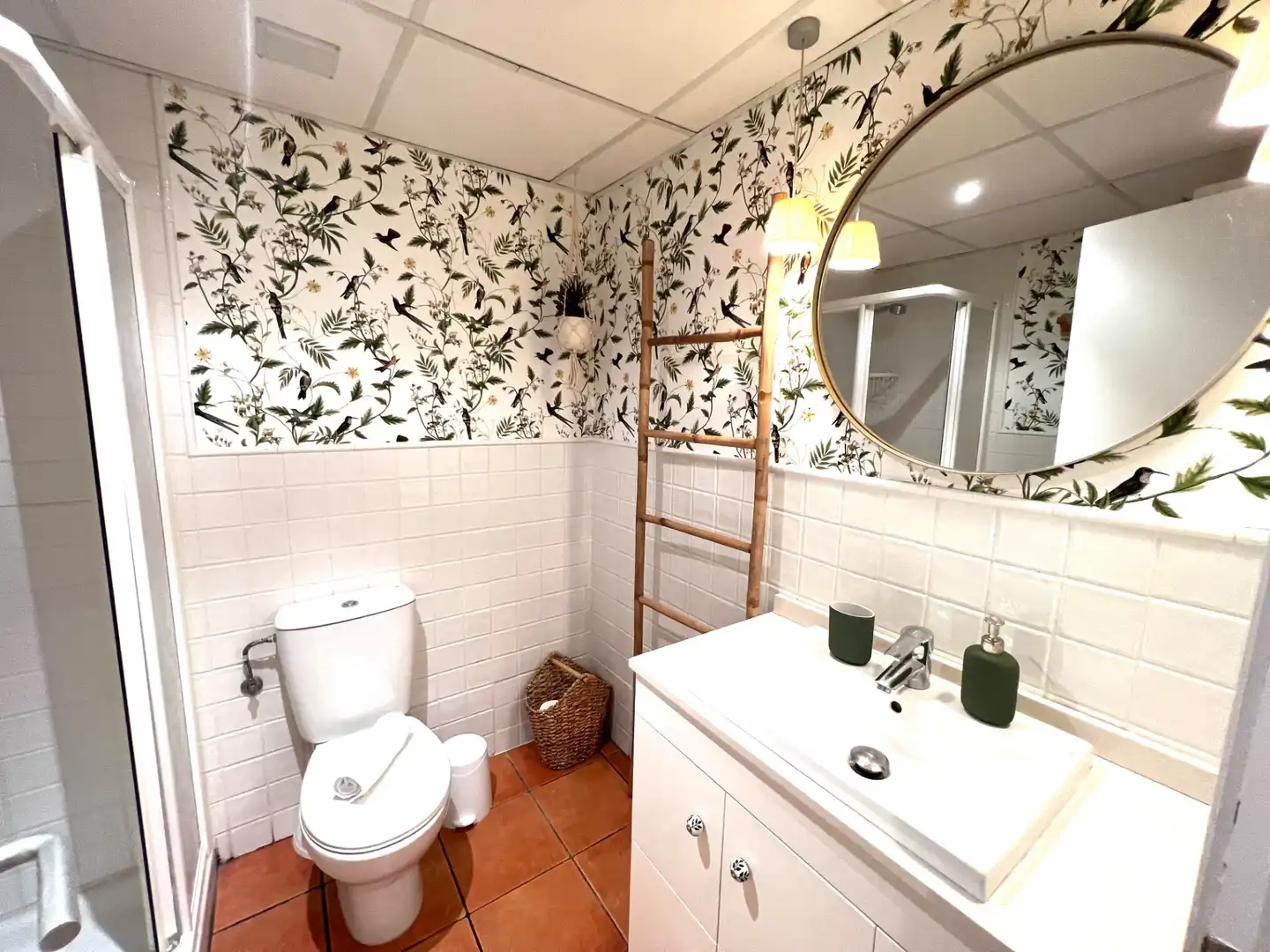 Baño de Apartamento de alquiler en Oliva con Aire acondicionado, Terraza y Amueblado