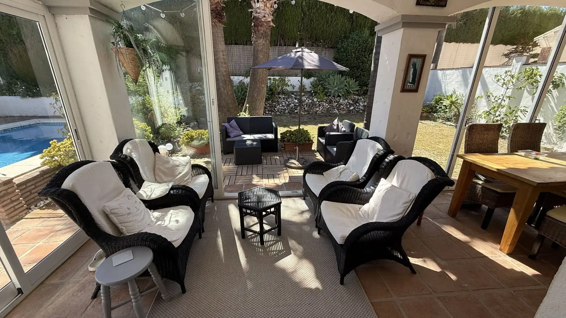 Terraza de Casa o chalet en venta en Coín con Aire acondicionado y Piscina