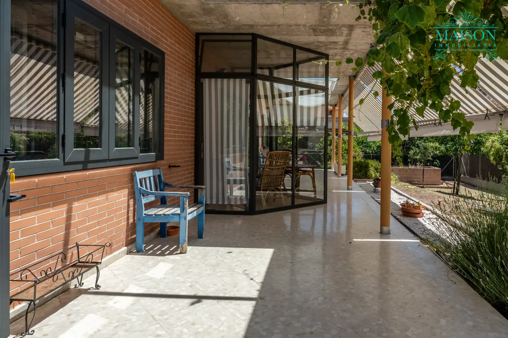 Terraza de Casa o chalet en venta en Valdetorres de Jarama con Aire acondicionado, Calefacción y Jardín privado