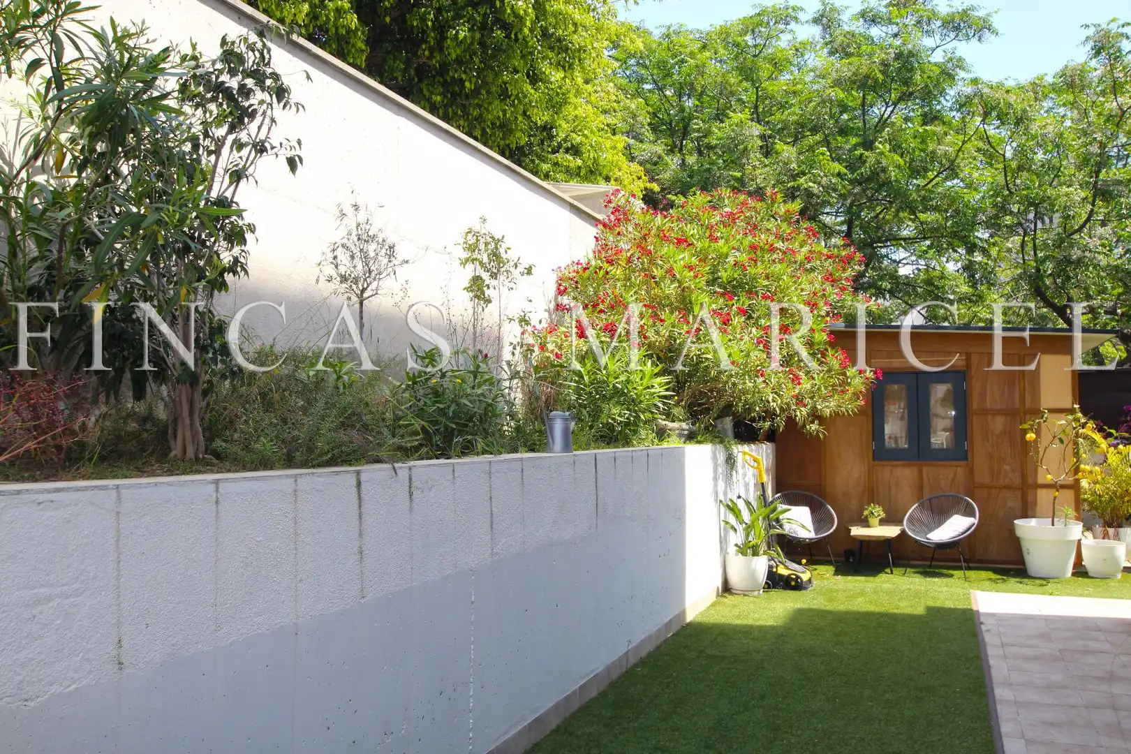 Garden of Flat for sale in Sitges  with Air Conditioner, Heating and Terrace