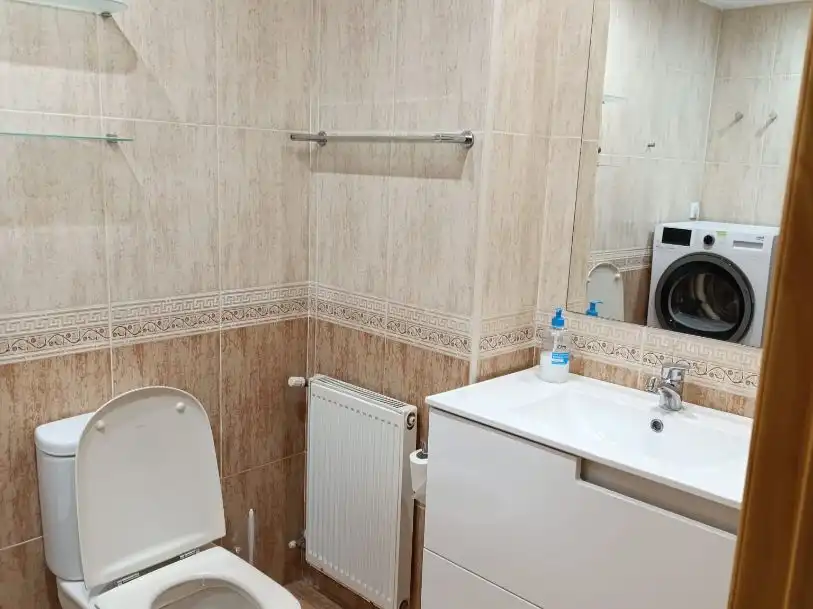 Badezimmer von Wohnungen zur Miete in Muros de Nalón mit Heizung, Privatgarten und Terrasse