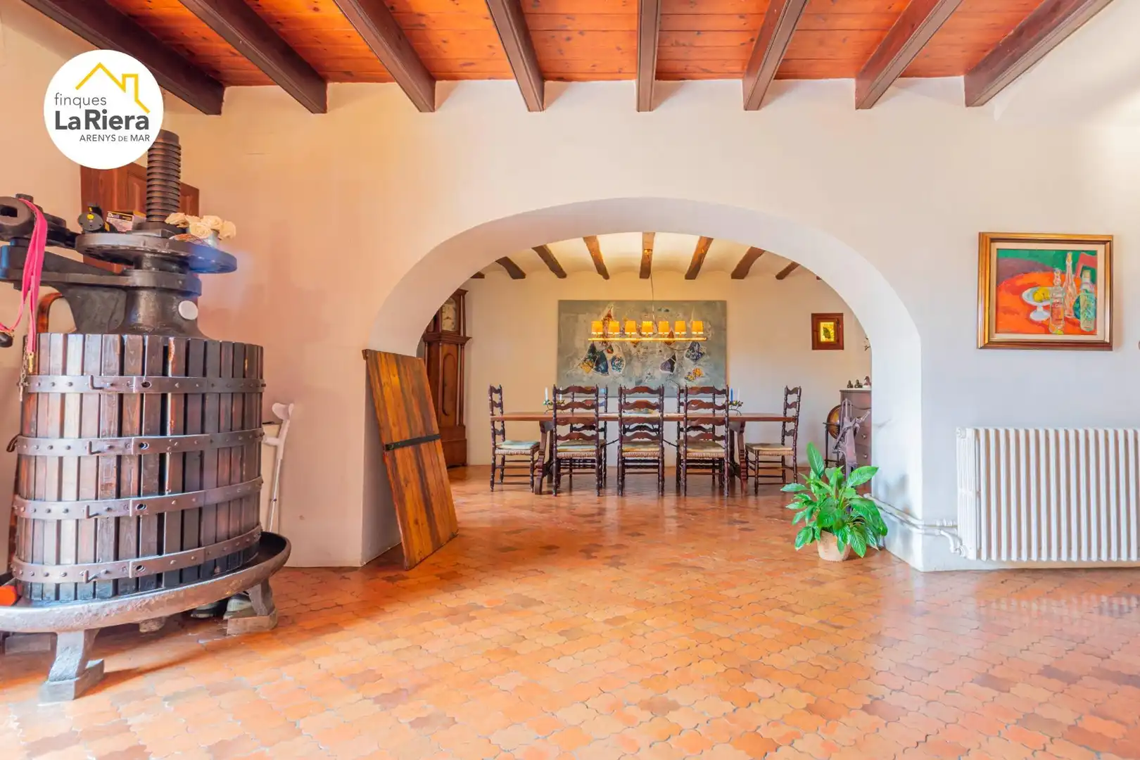 Dining room of Houses for sale in Arenys de Munt  with Air Conditioner, Heating and Private garden