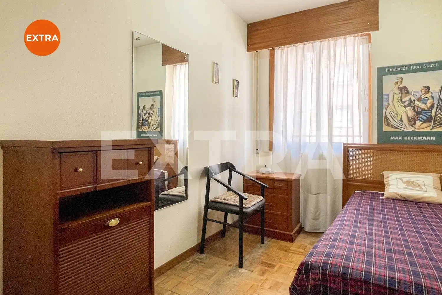 Habitación de Piso en venta en Madrid con Calefacción, Parquet y Terraza