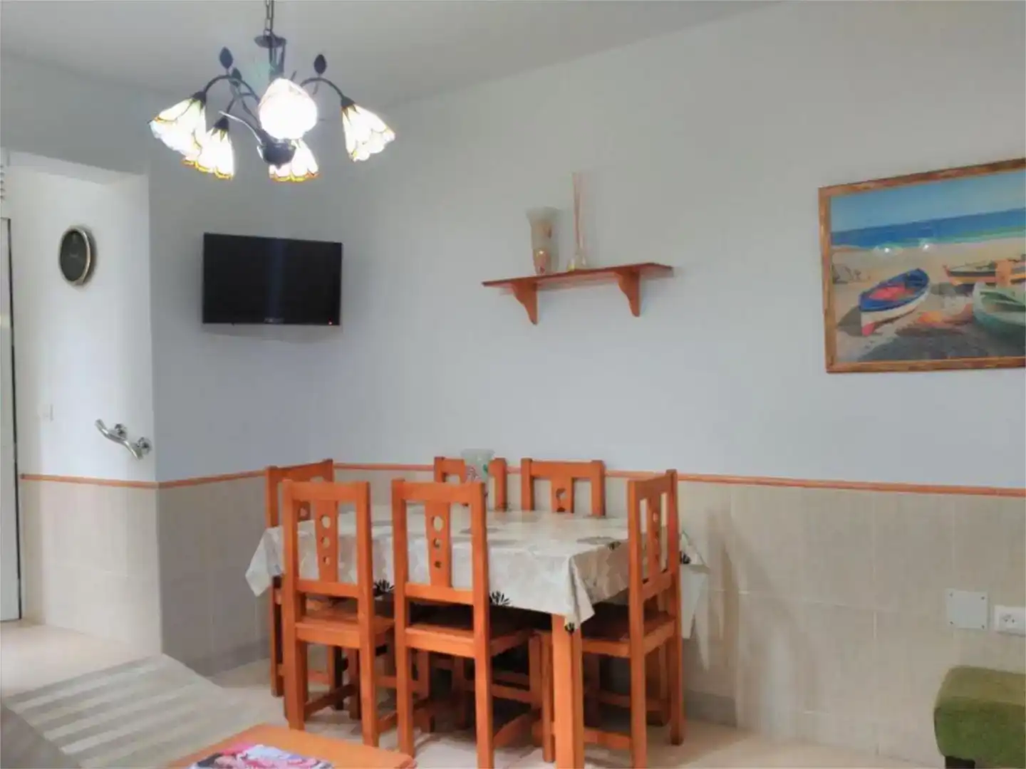 Comedor de Planta baja de alquiler en Conil de la Frontera con Aire acondicionado y Amueblado