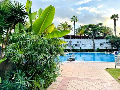 Vista exterior de Estudi en venda en Puerto de la Cruz amb Terrassa, Piscina i Moblat