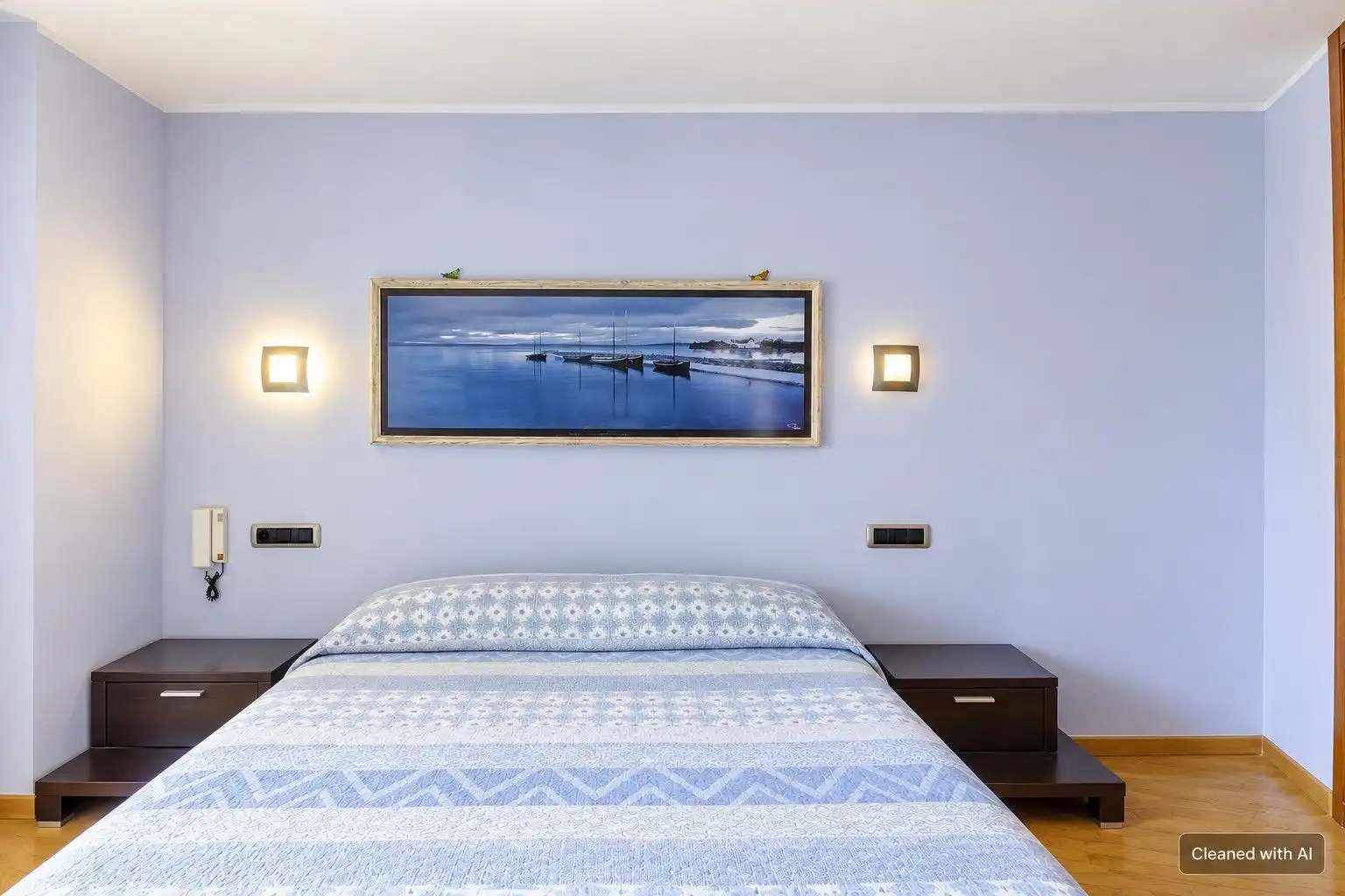 Schlafzimmer von Dachboden zum Verkauf in Pollença mit Klimaanlage, Heizung und Parkett