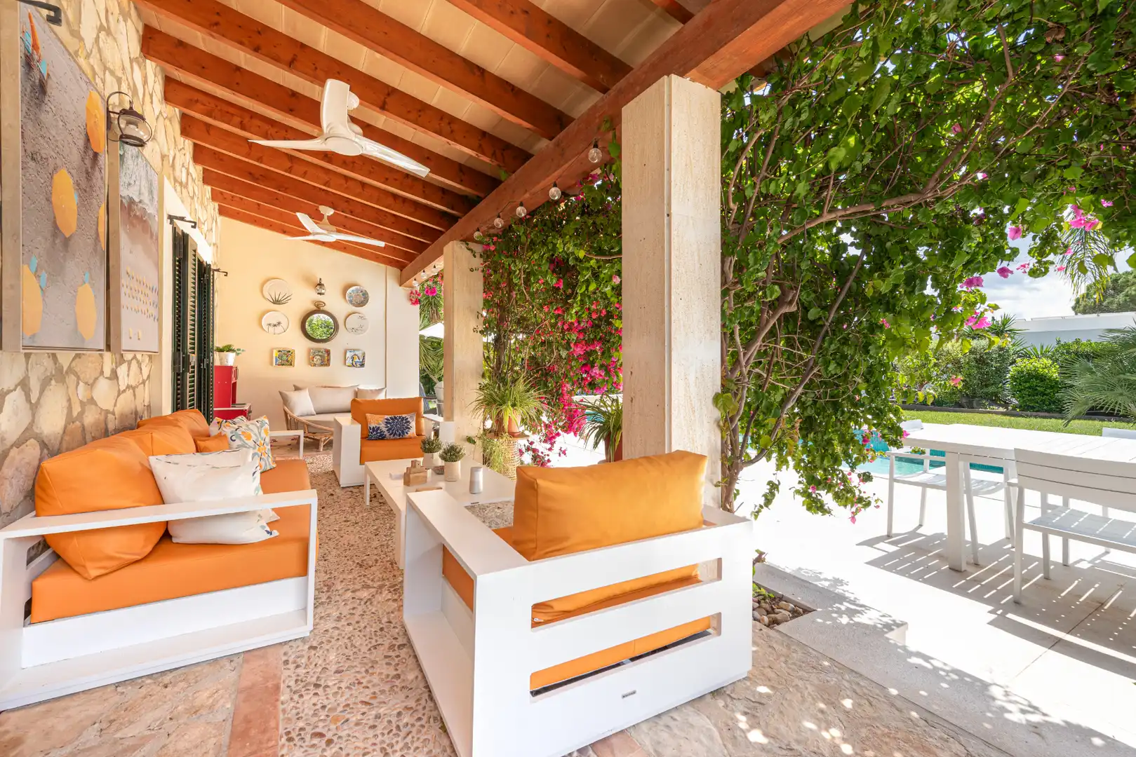Terraza de Casa o chalet en venta en Pollença con Aire acondicionado, Calefacción y Jardín privado