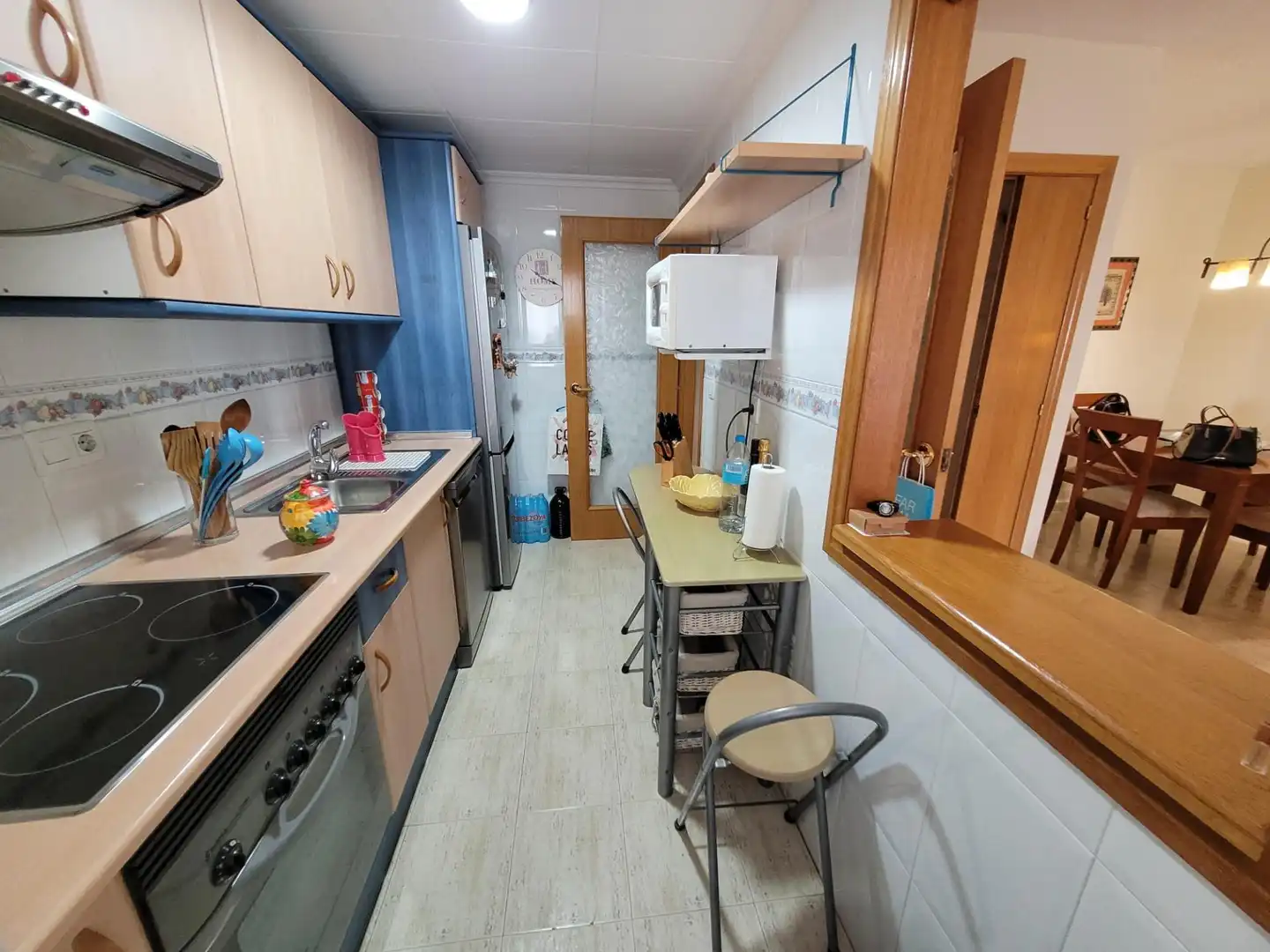 Kitchen of Apartments for sale in Alicante / Alacant  with Private garden, Furnished and Community pool