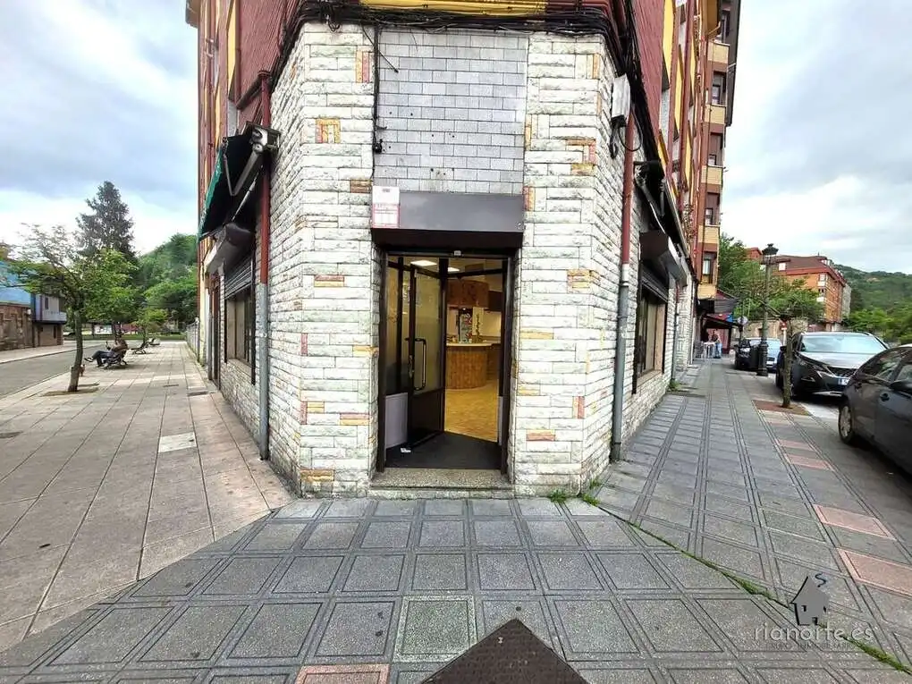 Vista exterior de Local de lloguer en Langreo