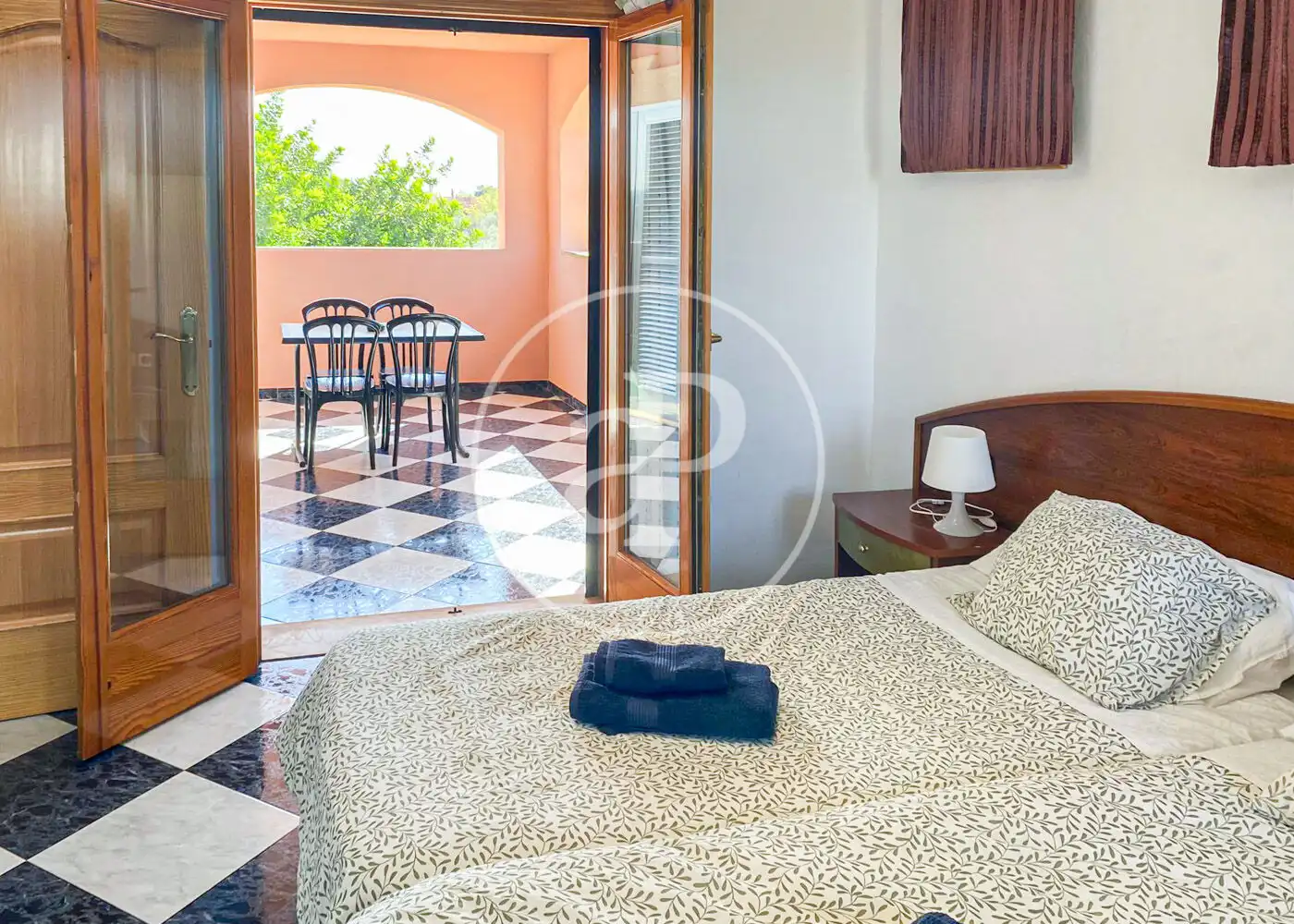 Bedroom of Houses for rent in Llucmajor  with Air Conditioner, Heating and Private garden
