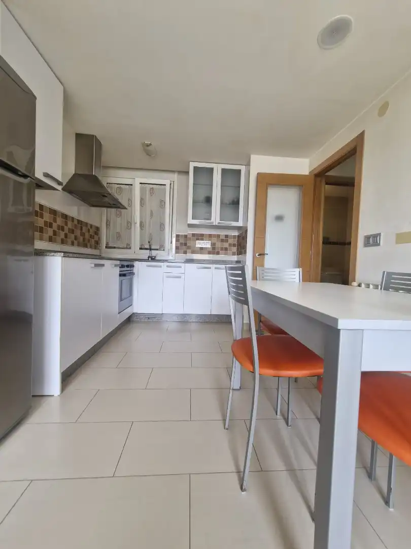 Kitchen of Flat for sale in Foz  with Heating, Storage room and Furnished