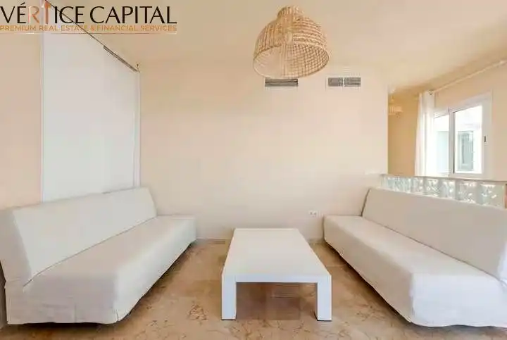 Sala de estar de Ático de alquiler en Fuengirola con Aire acondicionado, Calefacción y Terraza