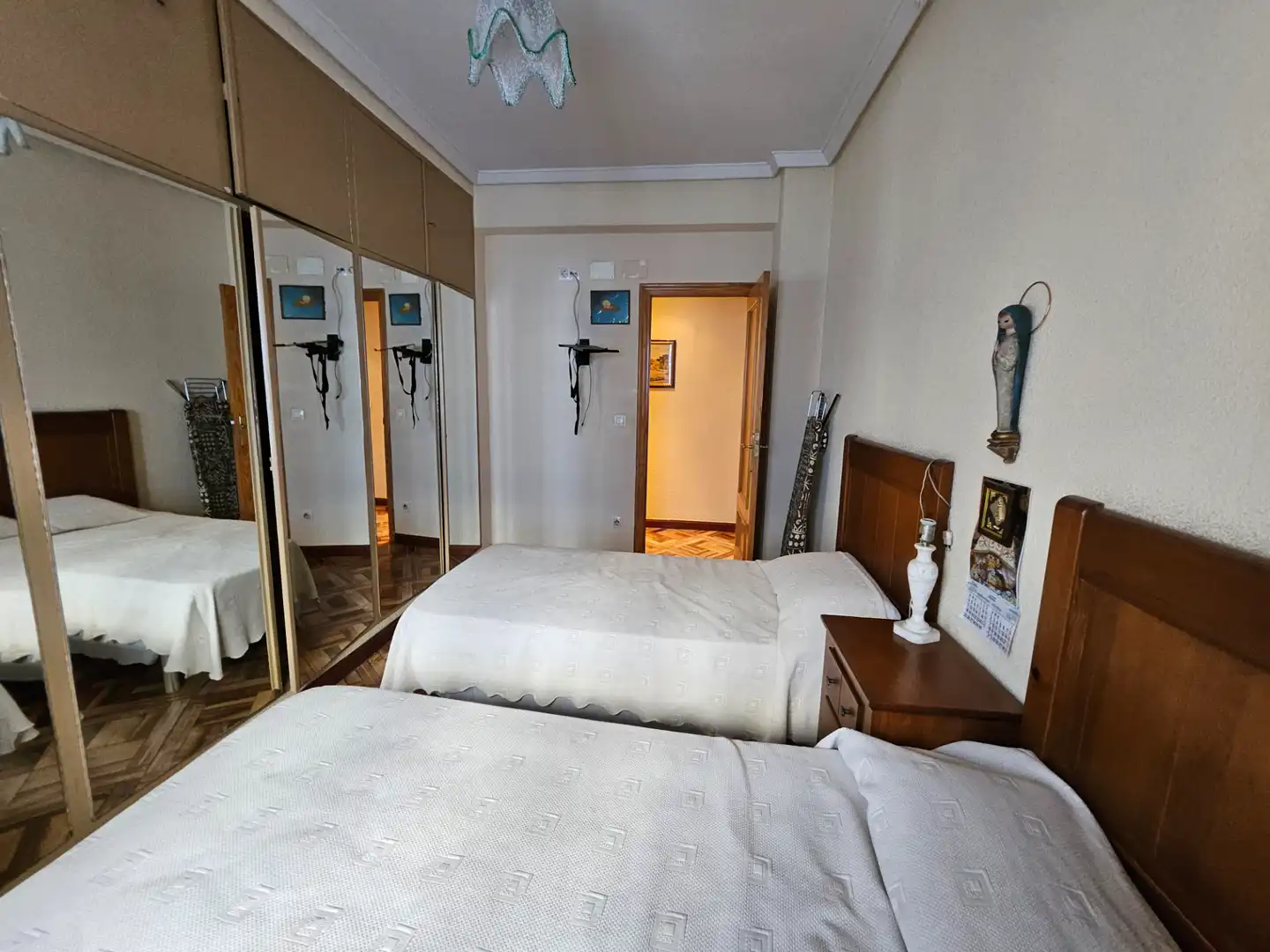 Bedroom of Flat for rent in Madrid  with Air Conditioner, Heating and Furnished